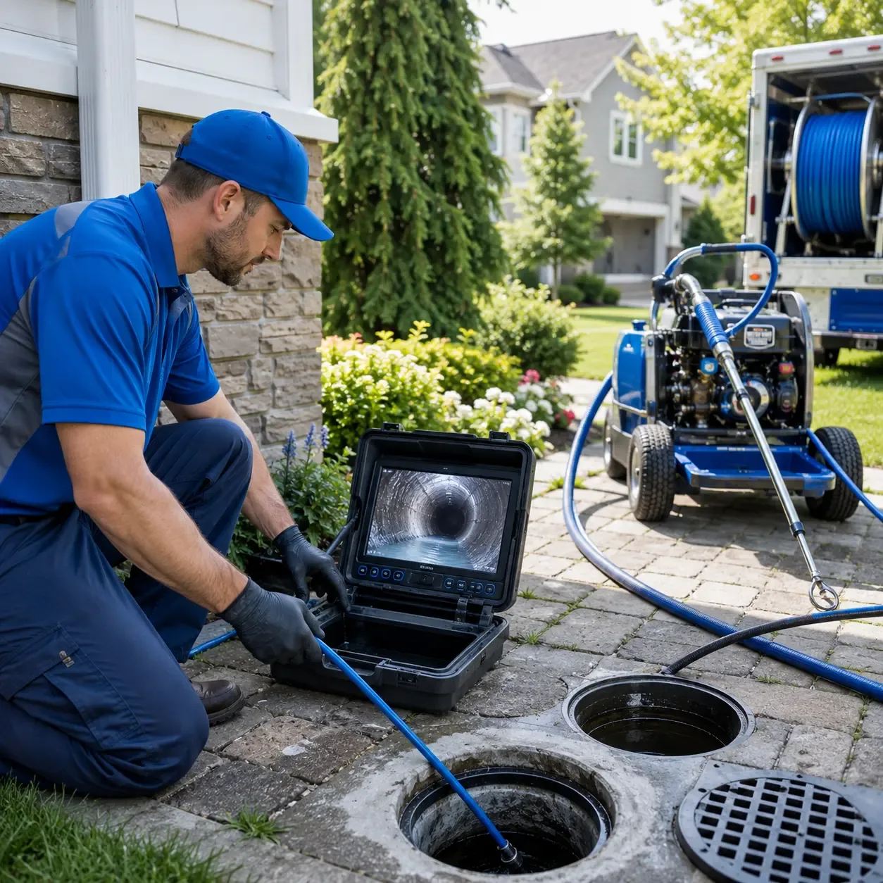 Outdoor drain cleaning professionals serving Dakota City, IA